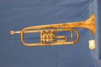 Nr-104 Trompete in B, 3-Drehventile mit Perlmutt, Griffe mit Perlmutt, mit Mundst&uuml;ck