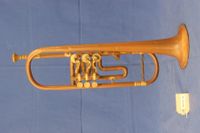 Nr-59 B-Trompete, 3-Drehventile, gravierte R&uuml;ckseite von Drehventilen